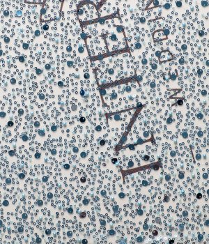 Blue Colored Lace Fabric — art. 2000000377308